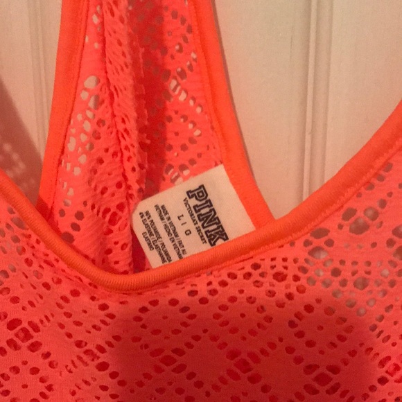 NWT ! PINK lace crop top - super cute back - Picture 2 of 6